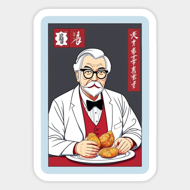 Asian KFC Sticker by Jason's Finery